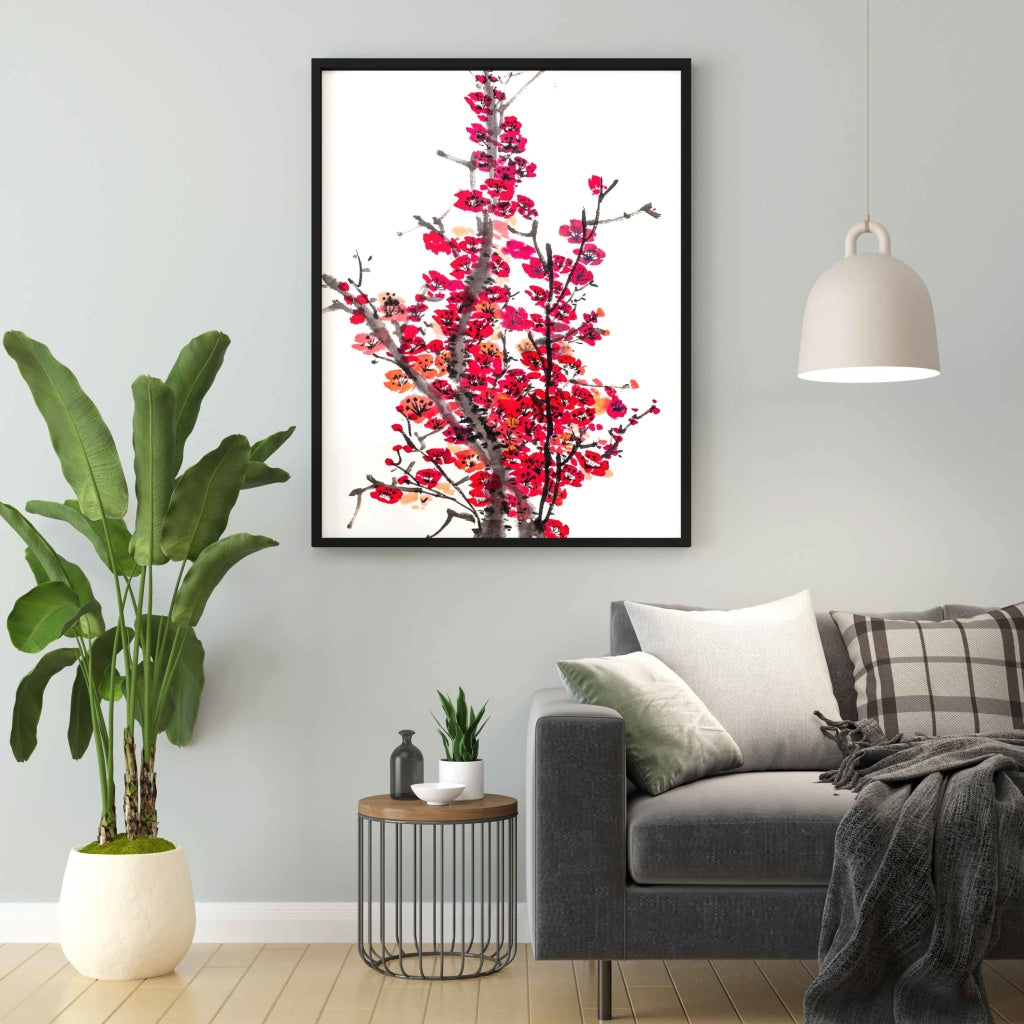 Colour Of Love - Nature Art Frame For Wall Decor- Funkydecors Xs / Black Posters Prints & Visual