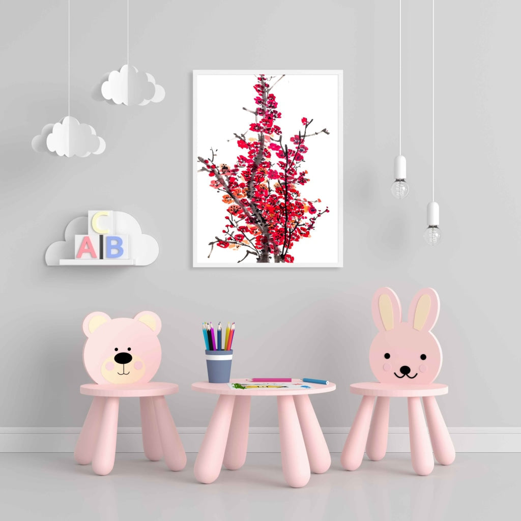 Colour Of Love - Nature Art Frame For Wall Decor- Funkydecors Xs / White Posters Prints & Visual