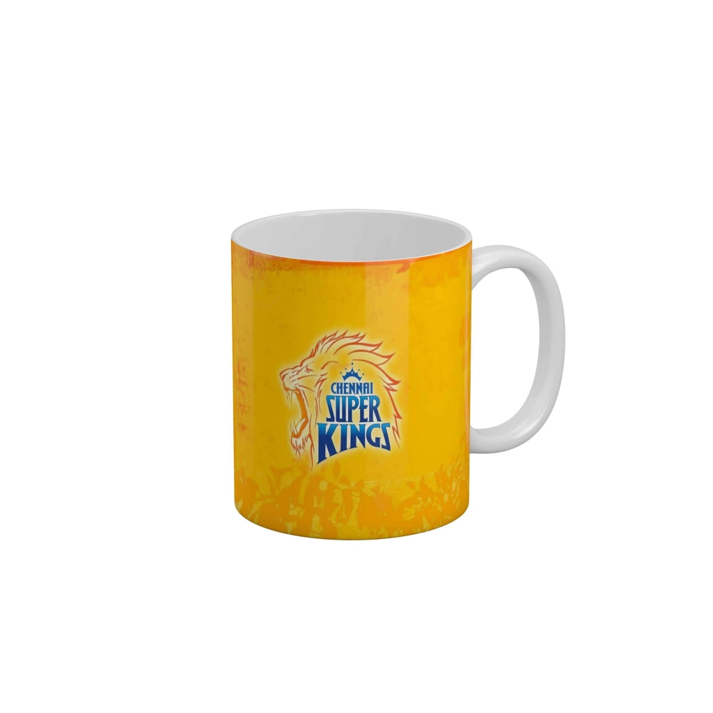 CSK Logo Coffee Ceramic Mug 350 ML-FunkyDecors IPL Mugs FunkyDecors