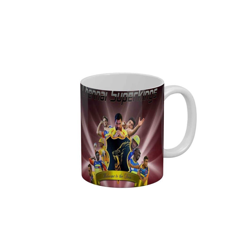 CSK Team Welcome to the den Coffee Ceramic Mug 350 ML-FunkyDecors
