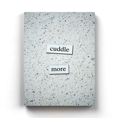 Cuddle More - Love Quotes Art Frame For Wall Decor- Funkydecors Xs / Canvas Posters Prints & Visual