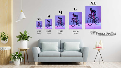 Cycling - Sports Art Frame For Wall Decor- Funkydecors Posters Prints & Visual Artwork
