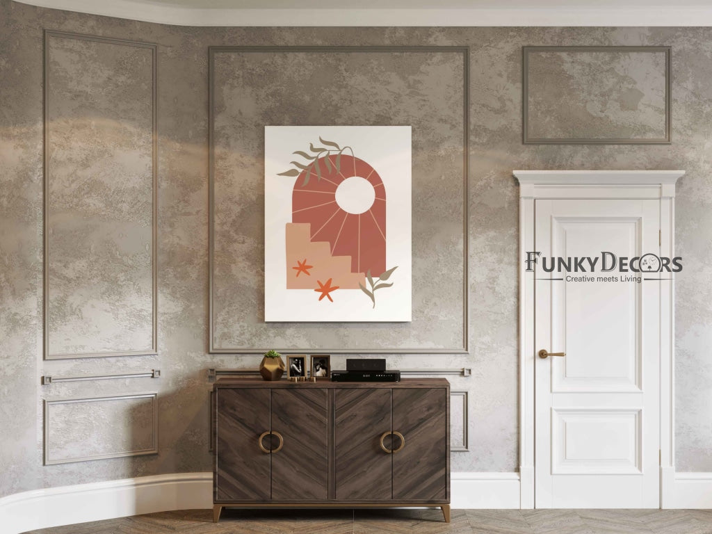 Delicate Abstract Art Frame For Wall Decor- Funkydecors Posters Prints & Visual Artwork