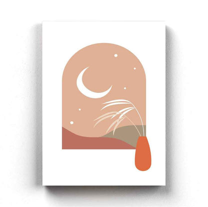 Delicate Abstract Art Frame For Wall Decor- Funkydecors Xs / Canvas Posters Prints & Visual Artwork