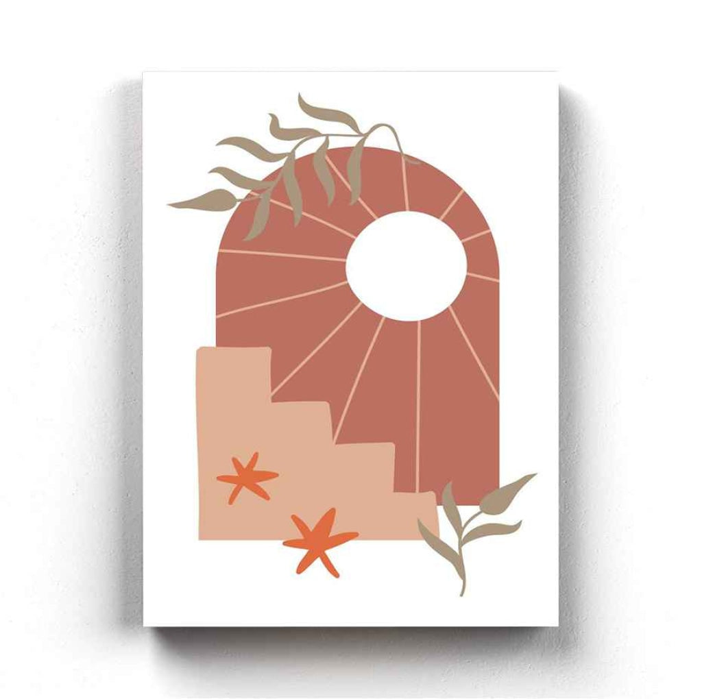 Delicate Abstract Art Frame For Wall Decor- Funkydecors Xs / Canvas Posters Prints & Visual Artwork