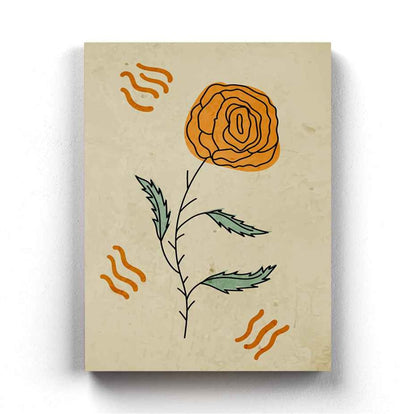 Delicate Floral Art Frame For Wall Decor- Funkydecors Xs / Canvas Posters Prints & Visual Artwork