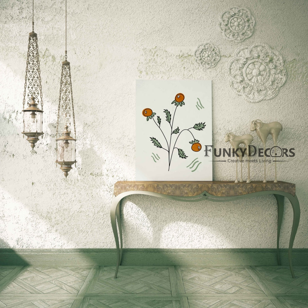 Delicate Floral Bud Art Frame For Wall Decor- Funkydecors Posters Prints & Visual Artwork