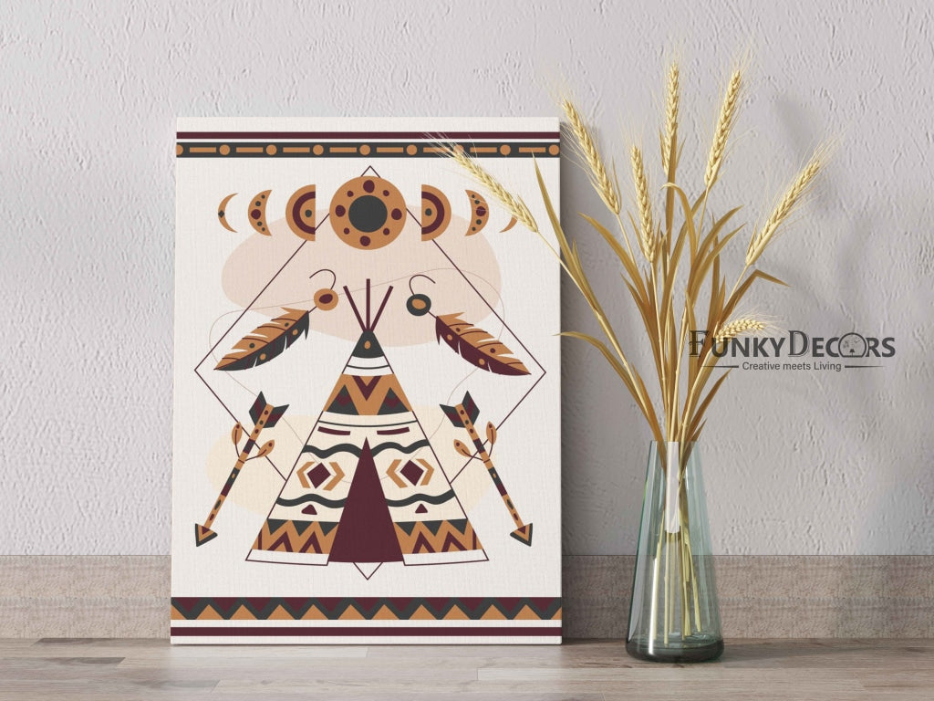 Demon Art -Tribal Frame For Wall Decor- Funkydecors Posters Prints & Visual Artwork