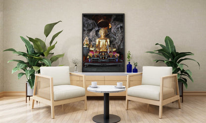 Divinity - Spiritual Art Frame For Wall Decor- Funkydecors Xs / Black Posters Prints & Visual