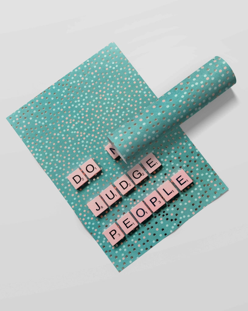 Do Not Judge People - Life Quotes Art Frame For Wall Decor- Funkydecors Xs / Roll Posters Prints &