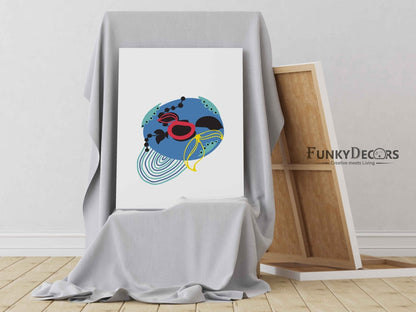 Doddle Abstract Art Frame For Wall Decor- Funkydecors Posters Prints & Visual Artwork