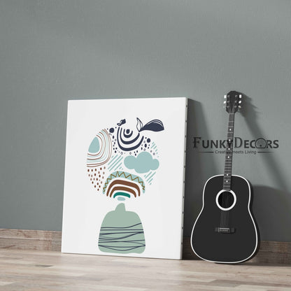 Doddle Abstract Art Frame For Wall Decor- Funkydecors Posters Prints & Visual Artwork