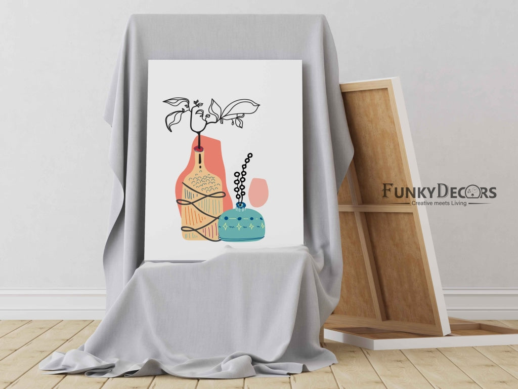 Doddle Abstract Art Frame For Wall Decor- Funkydecors Posters Prints & Visual Artwork