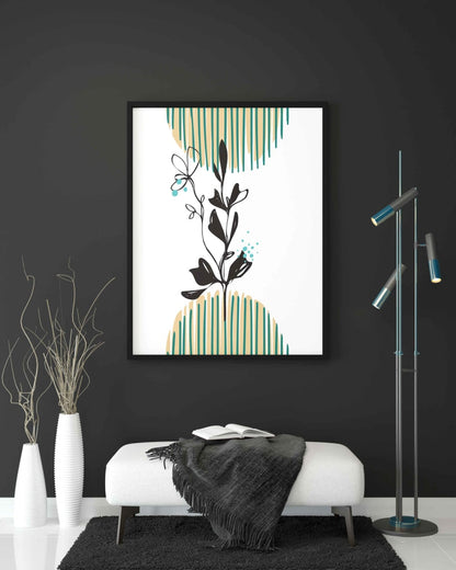 Doddle Abstract Art Frame For Wall Decor- Funkydecors Xs / Black Posters Prints & Visual Artwork