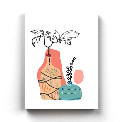 Doddle Abstract Art Frame For Wall Decor- Funkydecors Xs / Canvas Posters Prints & Visual Artwork