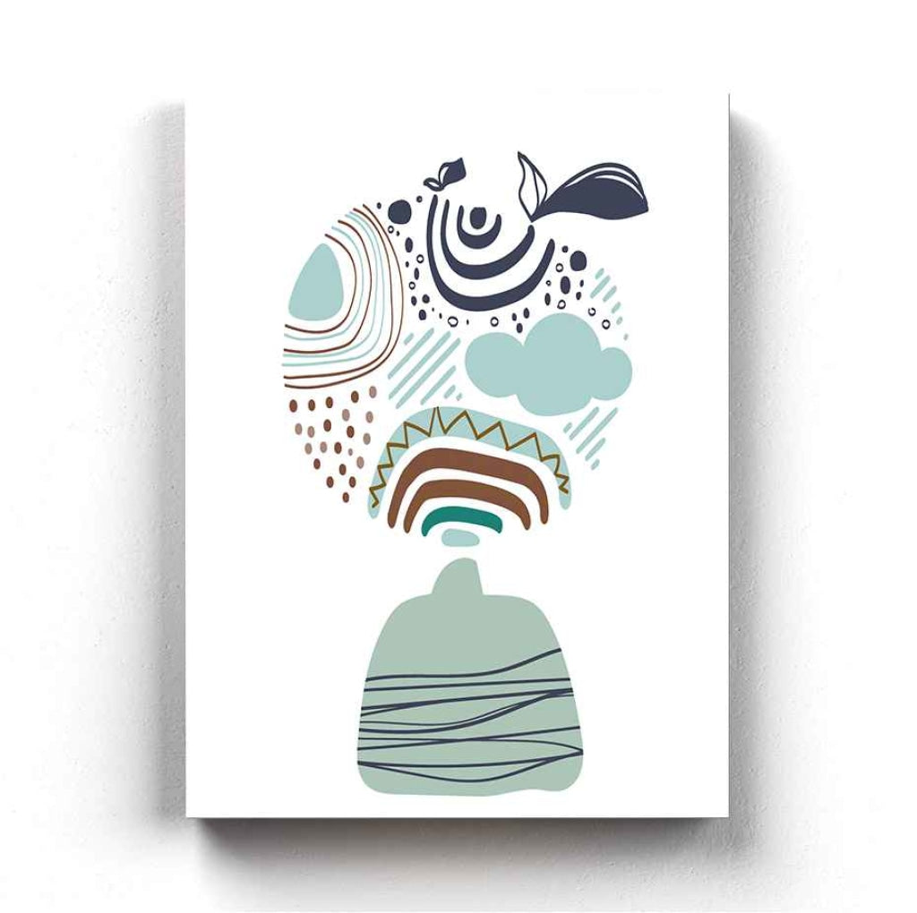 Doddle Abstract Art Frame For Wall Decor- Funkydecors Xs / Canvas Posters Prints & Visual Artwork