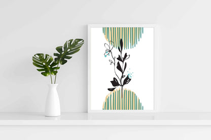 Doddle Abstract Art Frame For Wall Decor- Funkydecors Xs / White Posters Prints & Visual Artwork