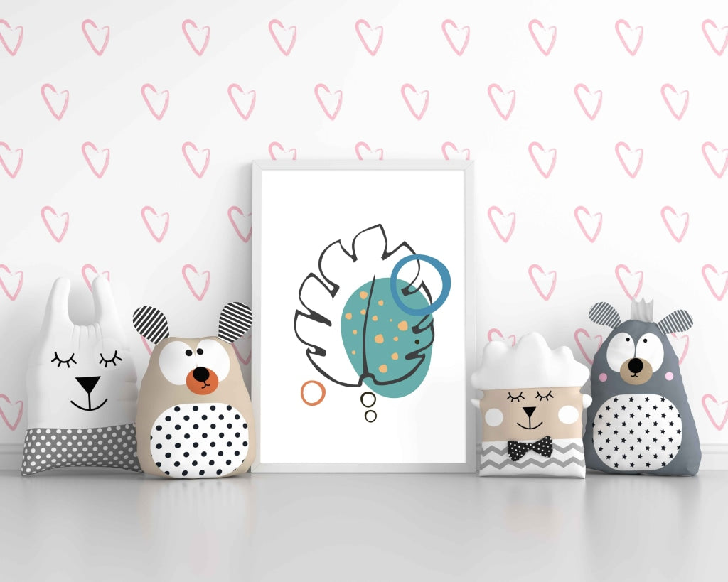 Doddle Line Art Frame For Wall Decor- Funkydecors Xs / White Posters Prints & Visual Artwork