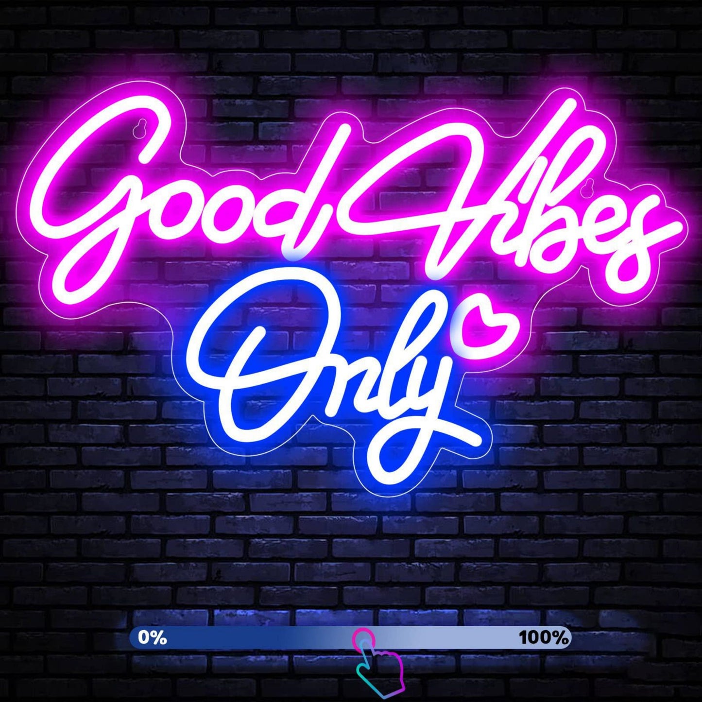 Good Vibes Only Neon Sign For Wall Decor- FunkyDecors