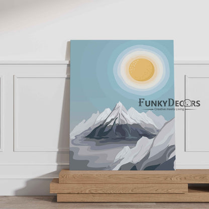Dreamy Mountain - Nature Art Frame For Wall Decor- Funkydecors Posters Prints & Visual Artwork