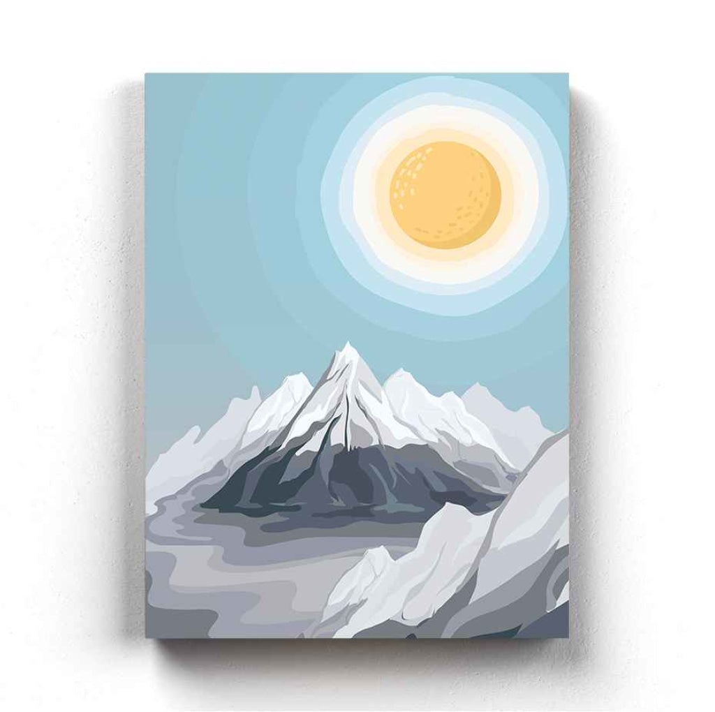 Dreamy Mountain - Nature Art Frame For Wall Decor- Funkydecors Xs / Canvas Posters Prints & Visual
