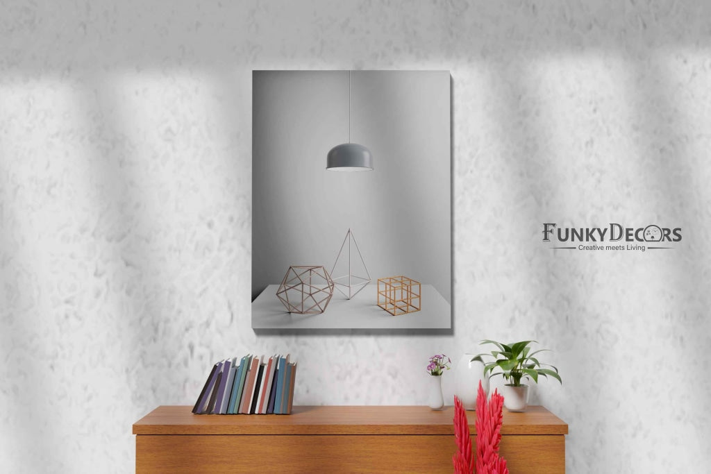 Elegant Design Geometric Art Frame For Wall Decor- Funkydecors Posters Prints & Visual Artwork