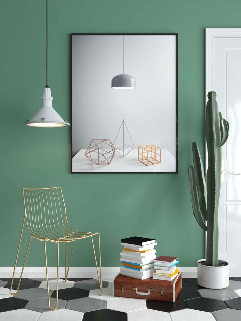 Elegant Design Geometric Art Frame For Wall Decor- Funkydecors Xs / Black Posters Prints & Visual