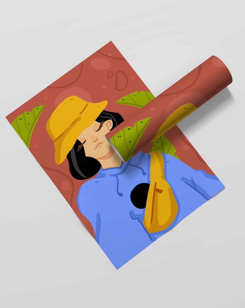 Elegant Design Women Portrait Art Frame For Wall Decor- Funkydecors Xs / Roll Posters Prints &