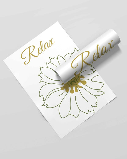 Elegant Floral Art Frame For Wall Decor- Funkydecors Xs / Roll Posters Prints & Visual Artwork