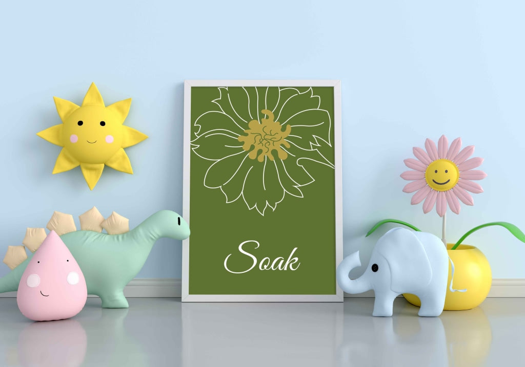 Elegant Floral Art Frame For Wall Decor- Funkydecors Xs / White Posters Prints & Visual Artwork