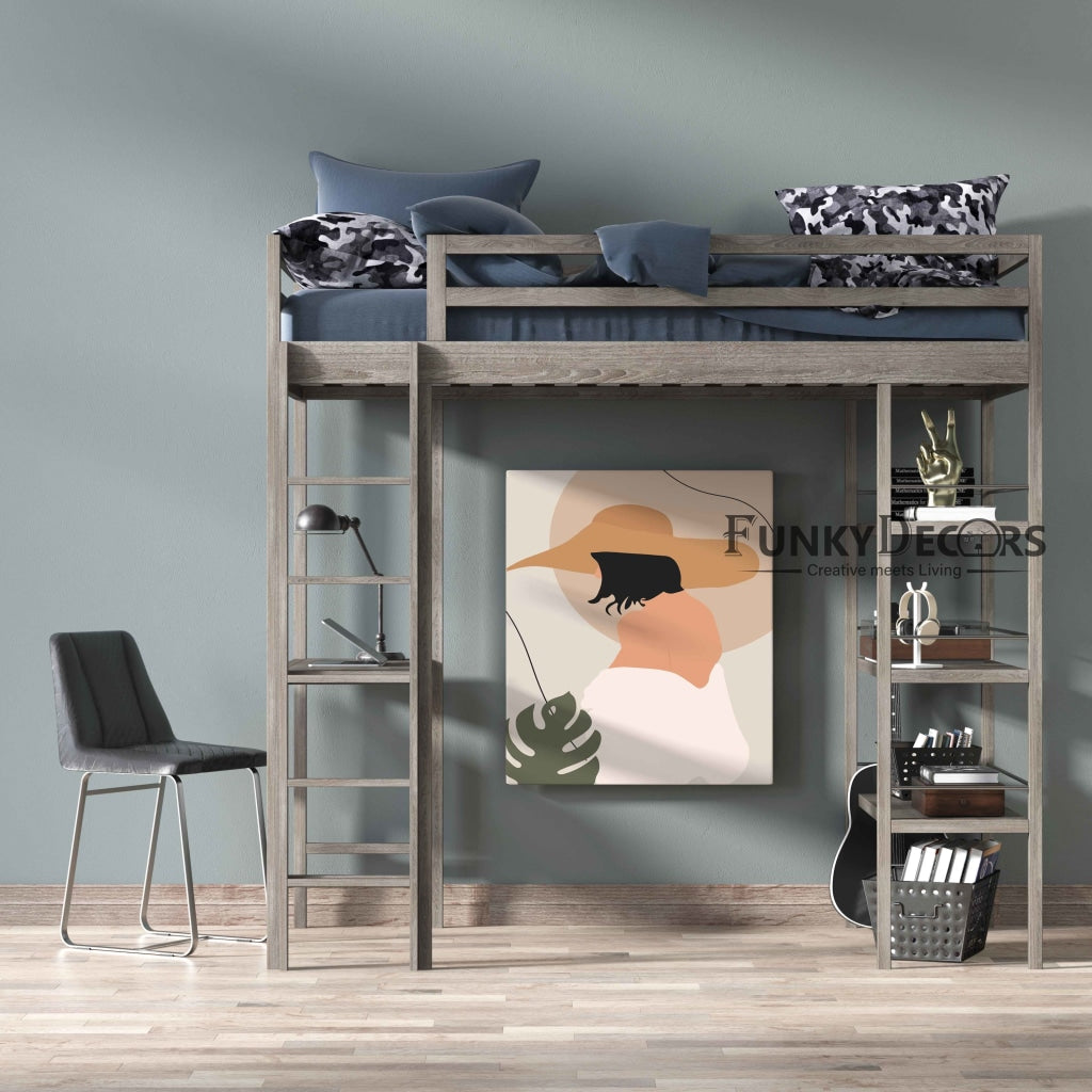 Elegant Minimal Women Portrait Art Frame For Wall Decor- Funkydecors Posters Prints & Visual Artwork