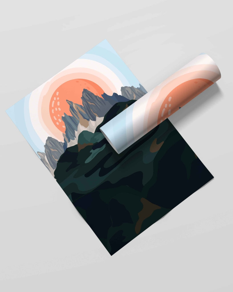 Elegant Nature Art Frame For Wall Decor- Funkydecors Xs / Roll Posters Prints & Visual Artwork