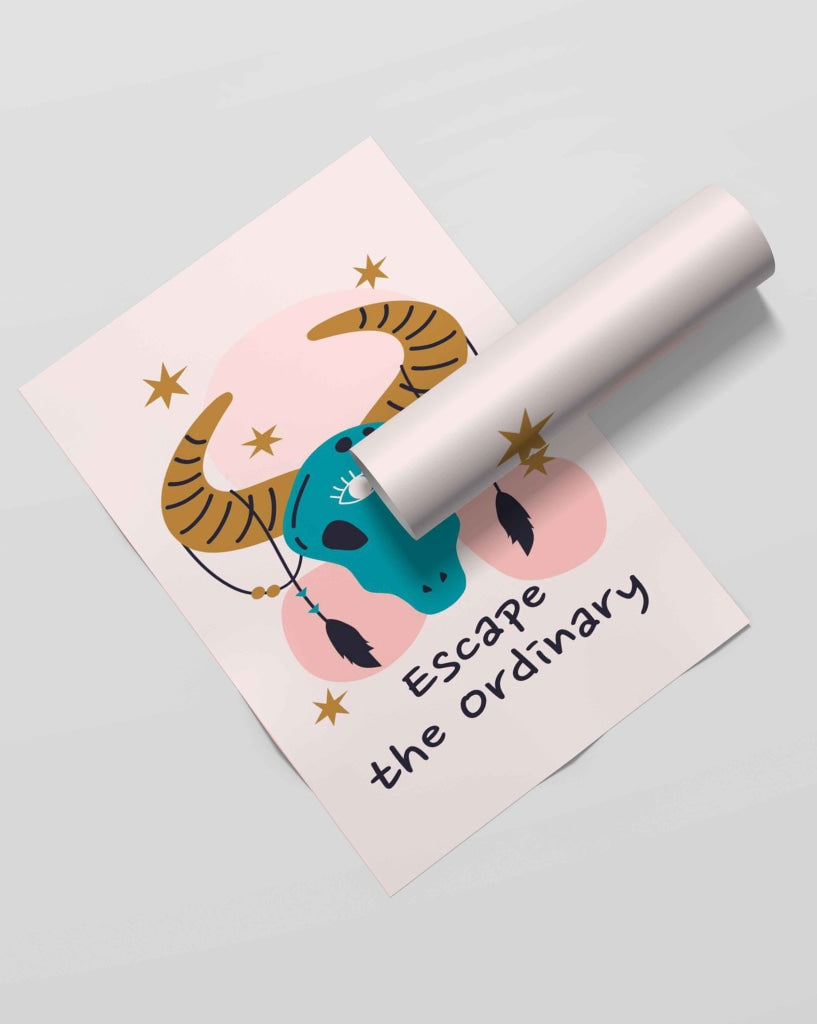 Escape The Ordinary- Tribal Art Frame For Wall Decor- Funkydecors Xs / Roll Posters Prints & Visual