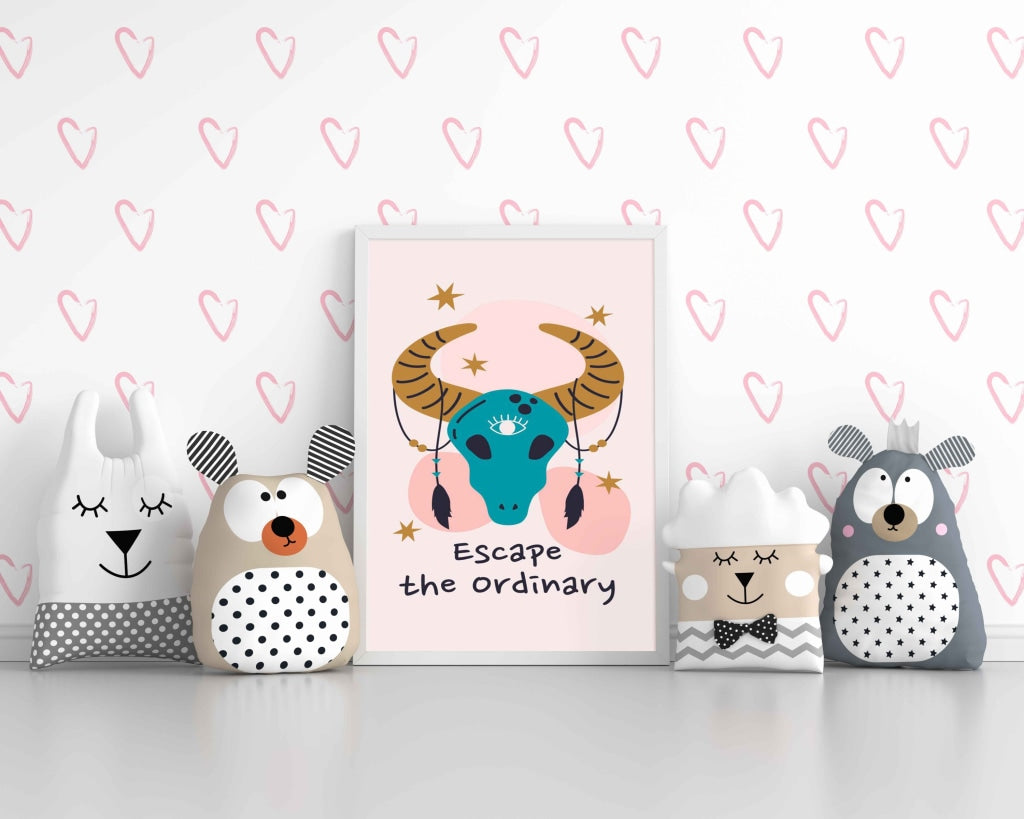 Escape The Ordinary- Tribal Art Frame For Wall Decor- Funkydecors Xs / White Posters Prints & Visual