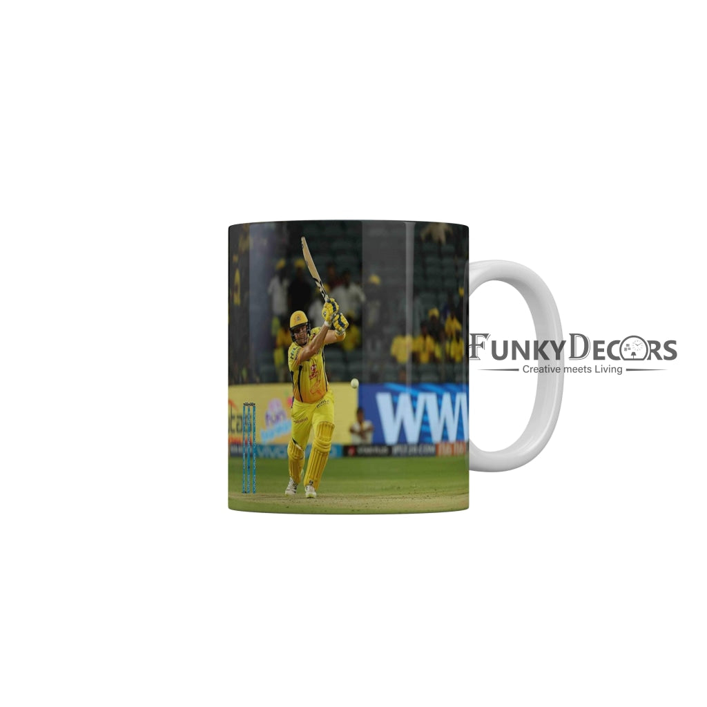 Faf du Plessis CSK Coffee Ceramic Mug 350 ML-FunkyDecors IPL Mugs FunkyDecors