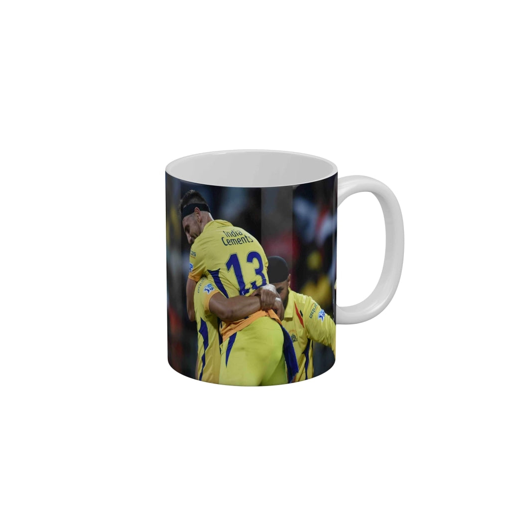 Faf du Plessis CSK Coffee Ceramic Mug 350 ML-FunkyDecors IPL Mugs FunkyDecors