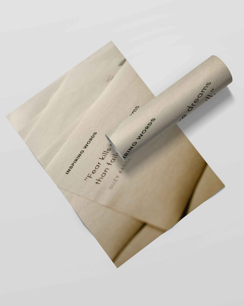 Fear Kills More Dreams Than Failure Ever Will - Quotes Art Frame For Wall Decor- Funkydecors Xs /