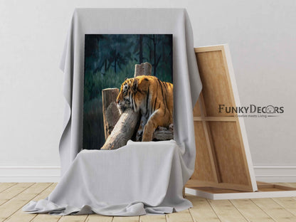 Fearless - Animal Art Frame For Wall Decor- Funkydecors Posters Prints & Visual Artwork
