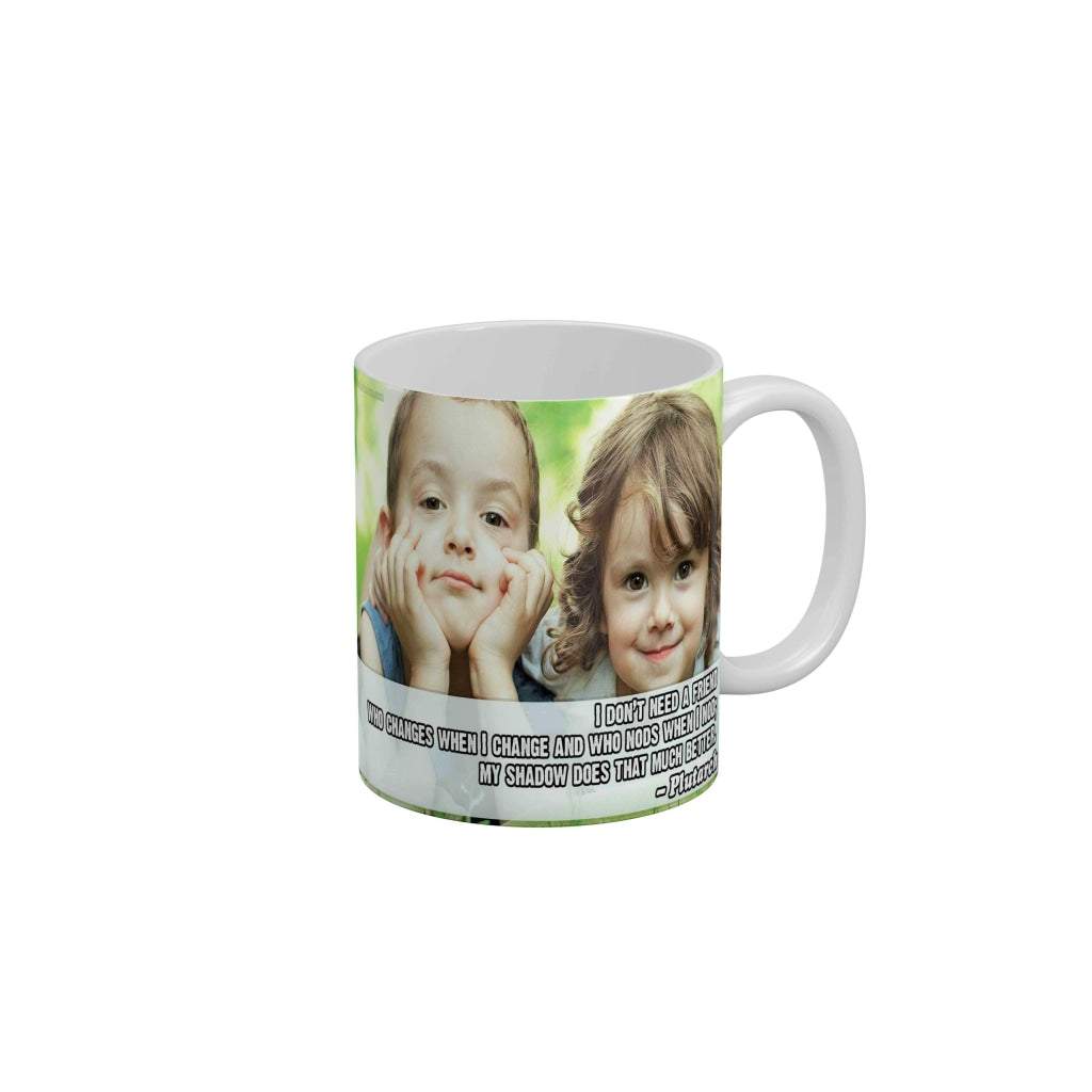 Friend quotes Coffee Ceramic Mug 350 ML-FunkyDecors Friendship Mug FunkyDecors