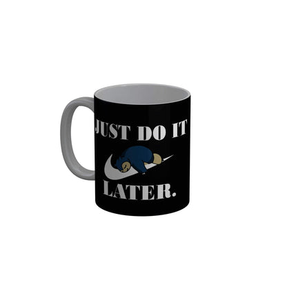 FunkyDecors 007 Black Funny Quotes Ceramic Coffee Mug, 350 ml Mug FunkyDecors