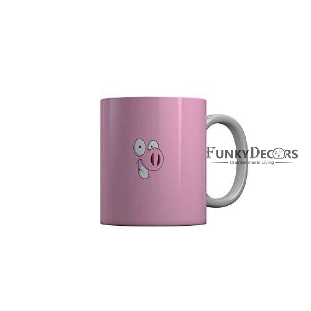 Funkydecors 3D Cartoon Ceramic Mug 350 Ml Multicolor Mugs