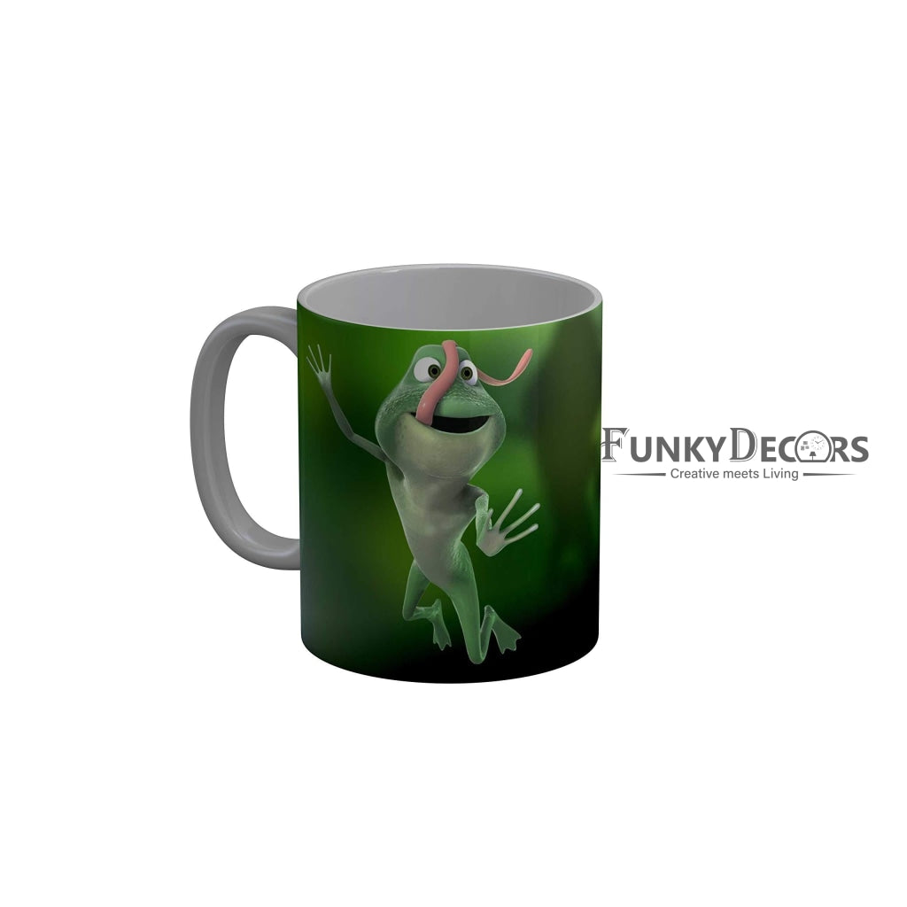 Funkydecors 3D Cartoon Ceramic Mug 350 Ml Multicolor Mugs