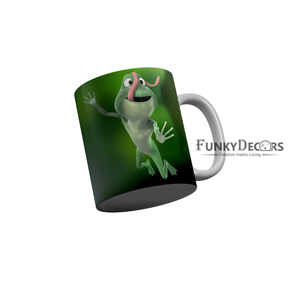 Funkydecors 3D Cartoon Ceramic Mug 350 Ml Multicolor Mugs
