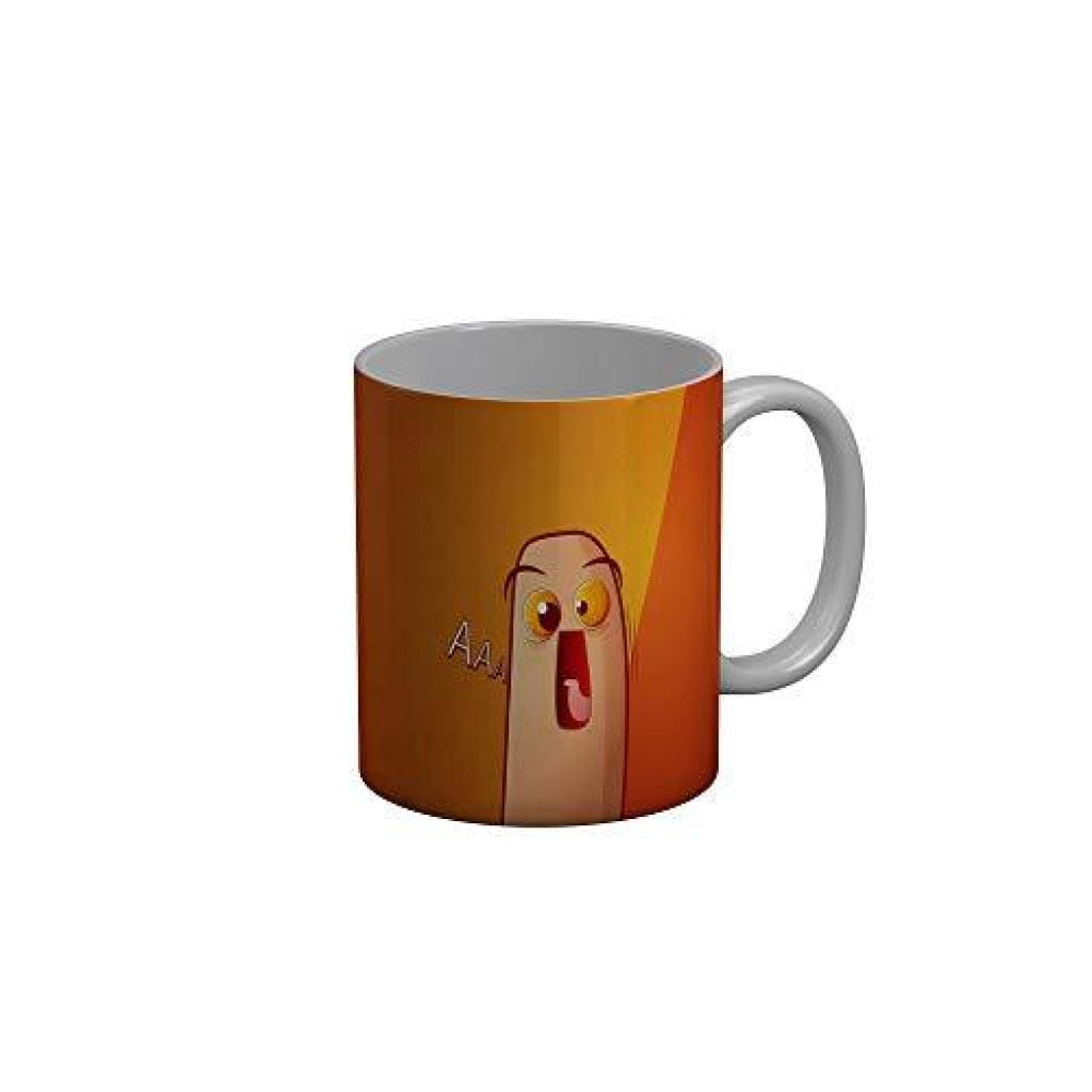 Funkydecors 3D Cartoon Ceramic Mug 350 Ml Multicolor Mugs