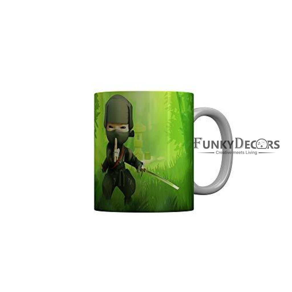 Funkydecors 3D Cartoon Ceramic Mug 350 Ml Multicolor Mugs