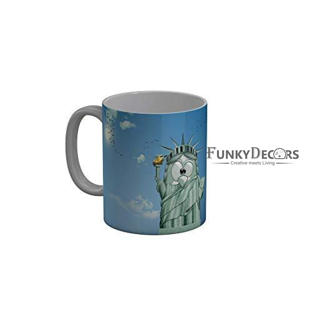 Funkydecors 3D Cartoon Ceramic Mug 350 Ml Multicolor Mugs