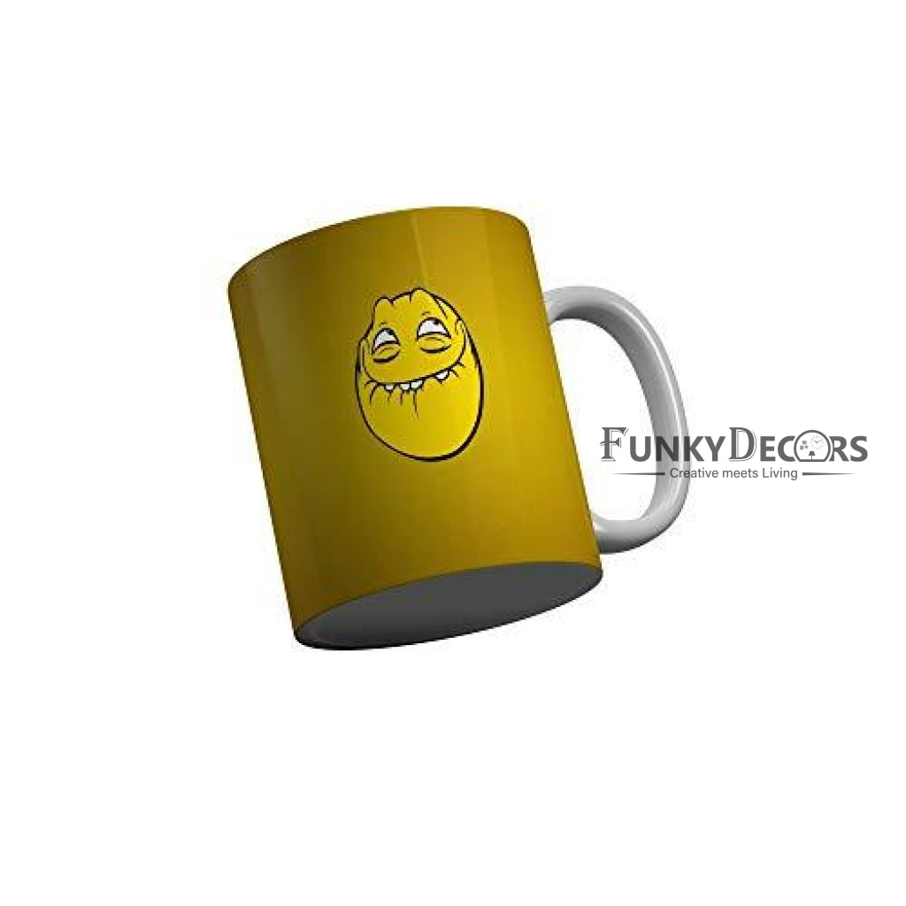 Funkydecors 3D Cartoon Ceramic Mug 350 Ml Multicolor Mugs