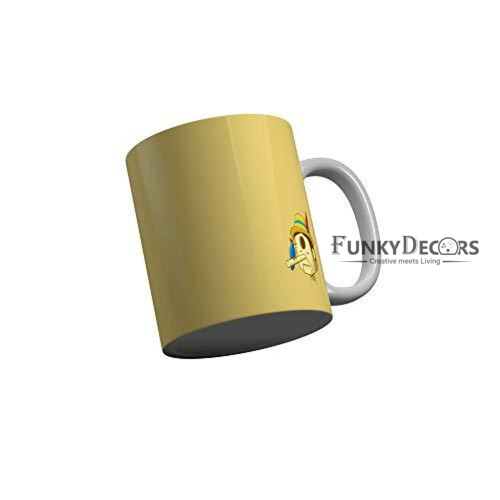 Funkydecors 3D Cartoon Ceramic Mug 350 Ml Multicolor Mugs