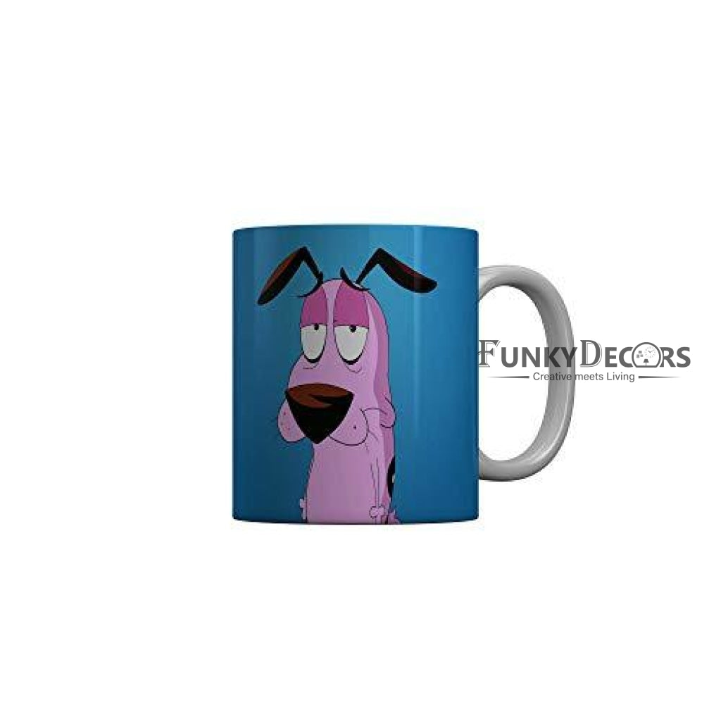 Funkydecors 3D Cartoon Ceramic Mug 350 Ml Multicolor Mugs