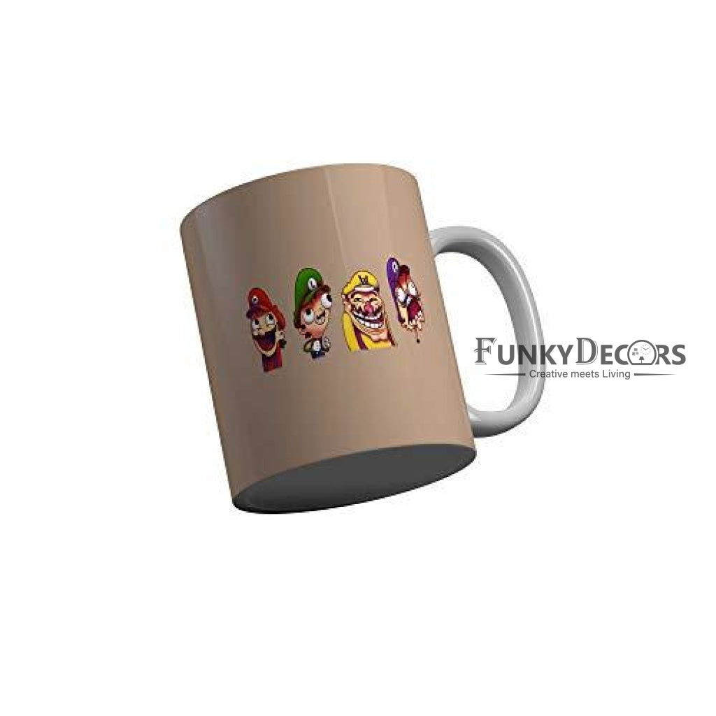 Funkydecors 3D Cartoon Ceramic Mug 350 Ml Multicolor Mugs
